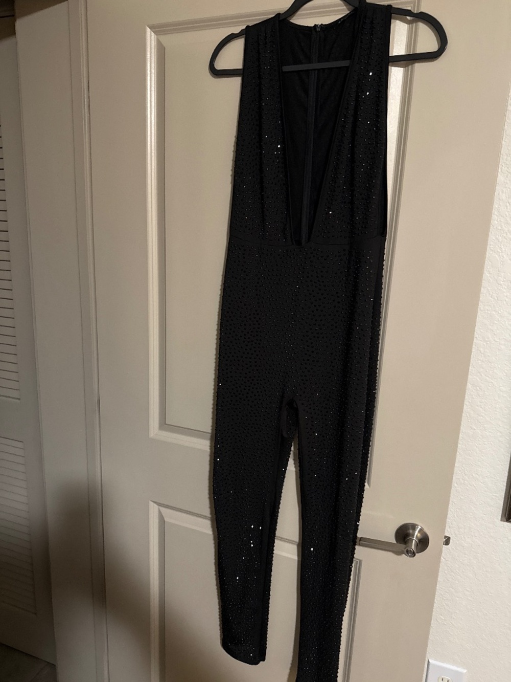 Sparkle jeweled jumpsuit